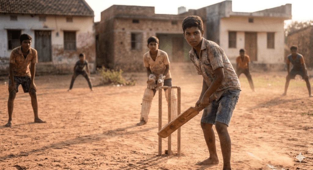 ms dhoni childhood cricket village